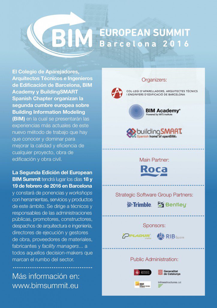 16 BIM EUROPEAN SUMMIT 2016 copia 1